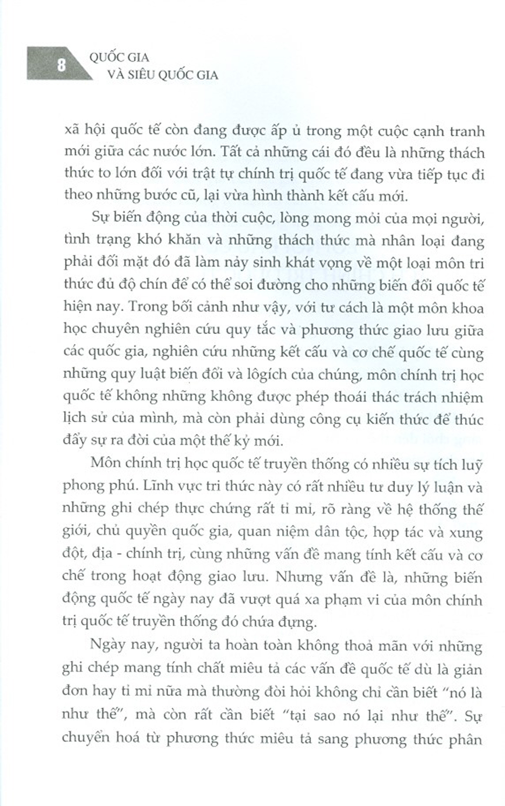 Quốc Gia Và Siêu Quốc Gia