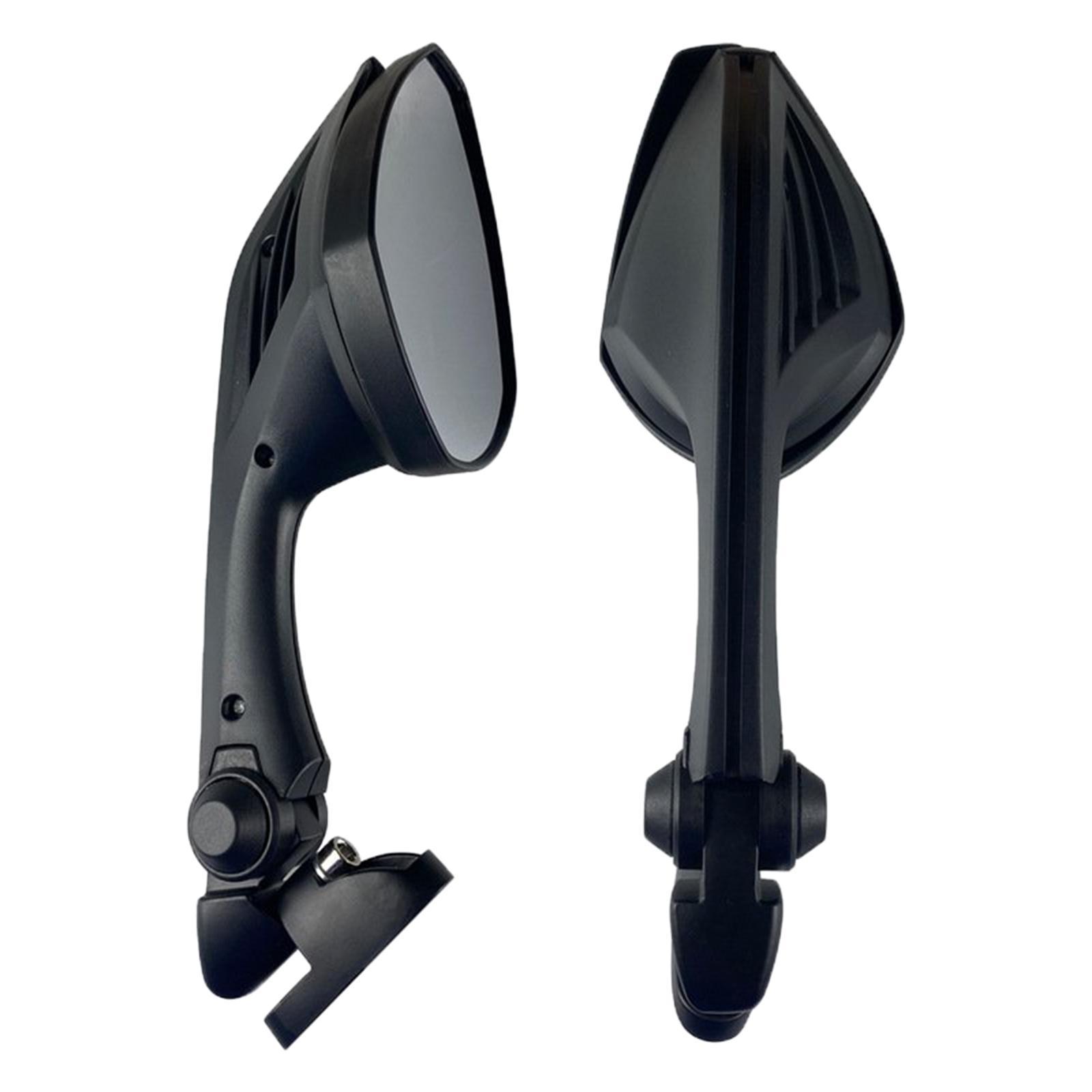 1 Pair Universal Motorcycle Rearview Mirror Left and Right Repair Parts Direct Motorcycle Accessories