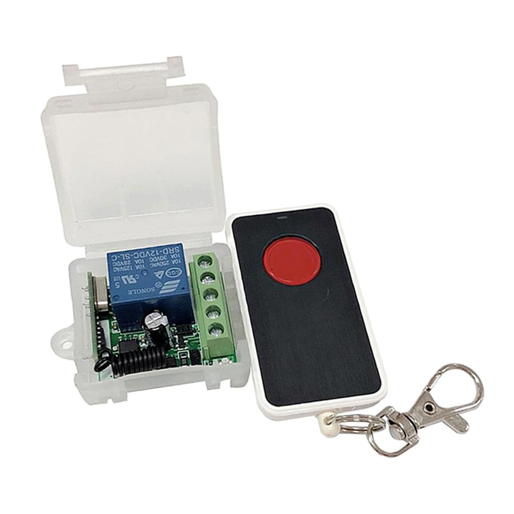 DC 12V 433M Wireless Remote Control Relay Switch Receiver Security System Garage Doors with Remote Control Kit