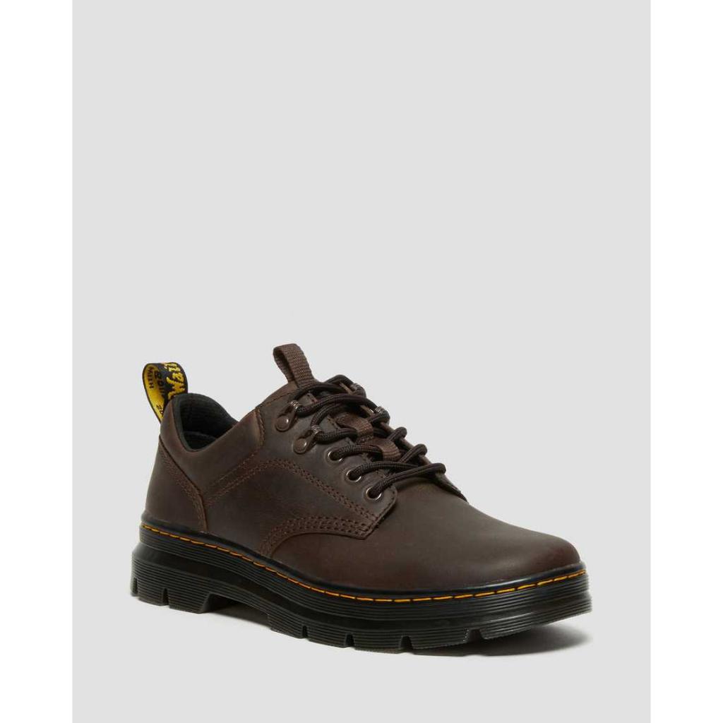 Giày Dr. Martens Hoàng Phúc Reeder Crazy Horse Leather Utility Shoes Màu Nâu Lịch Lãm