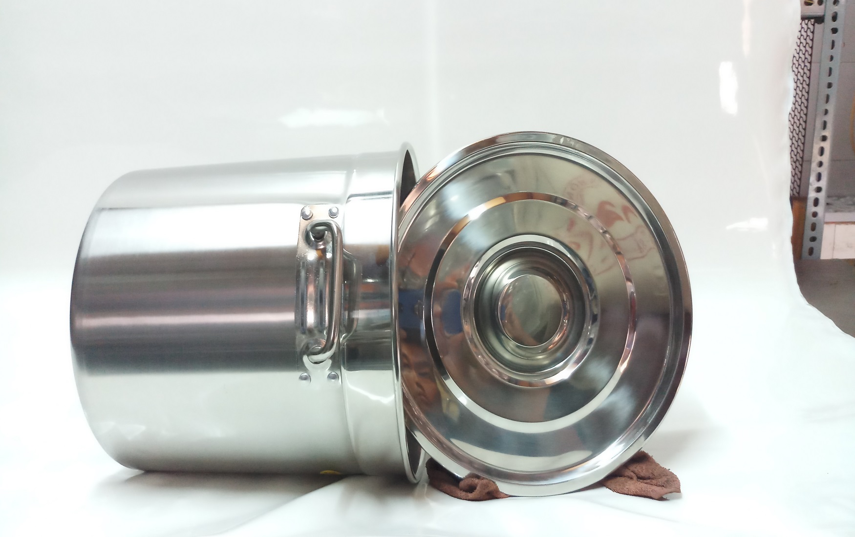 NỒI SÚP INOX 430 DÀY DẶN NẤU NƯỚC LÈO,HẦM XƯƠNG,CAO CẤP KHÔNG RỈ SÉT.