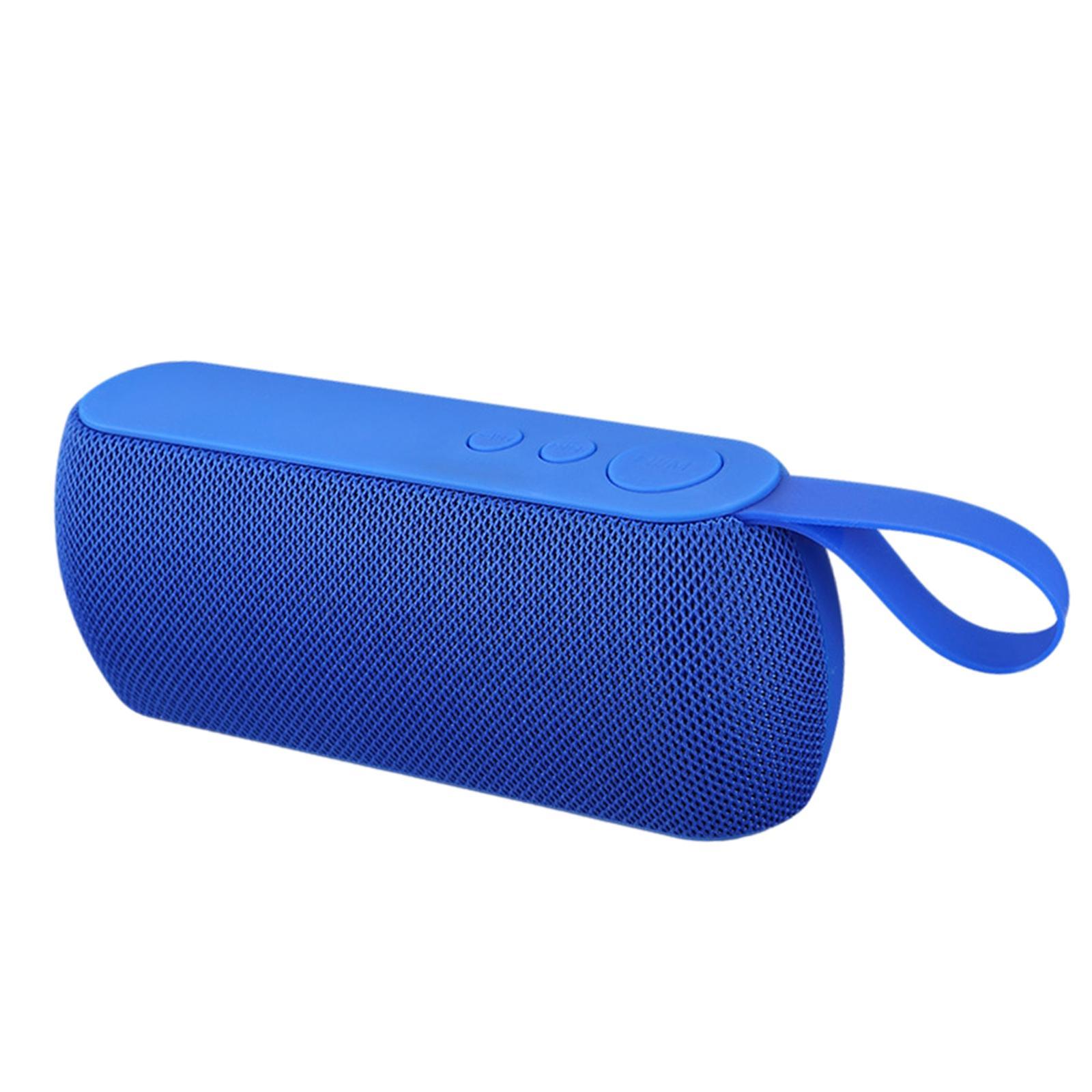 Portable Mini Bluetooth 4.2 Speaker for Home Travel 800mah Pocket Size Blue