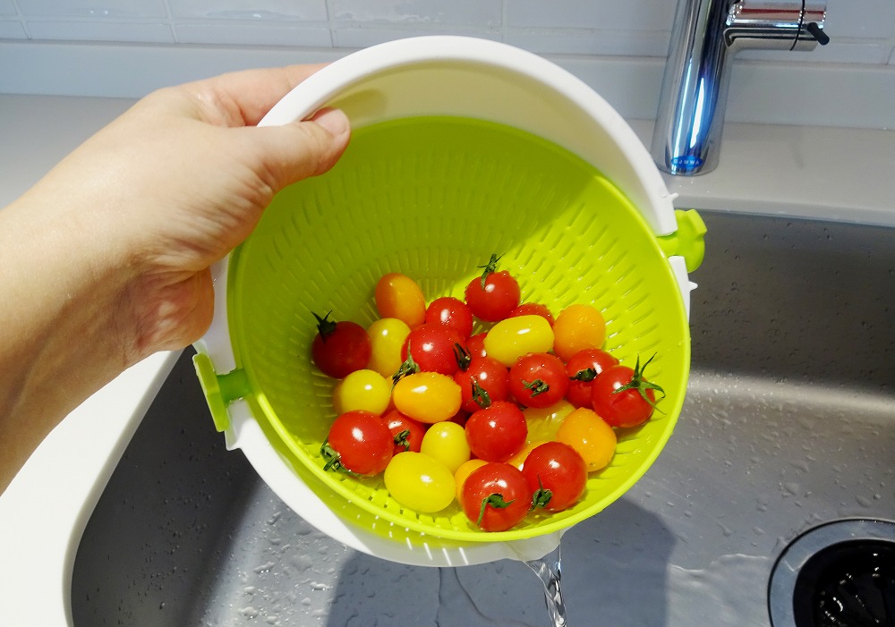 Set thau + rổ tròn xoay 180 độ Kokubo Colander