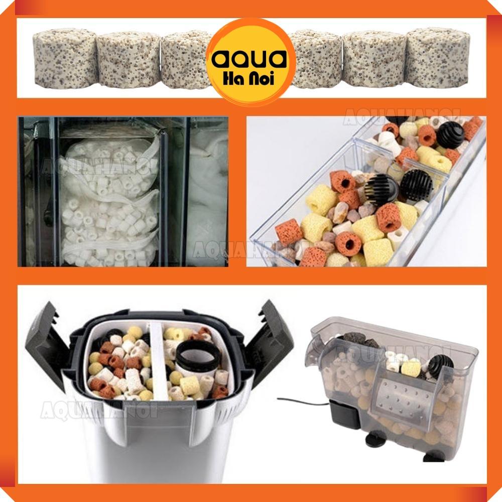 Sứ trụ muối tiêu - 100g/500g - Vật liệu lọc làm trong nước hồ cá Koi, cá rồng, thủy sinh