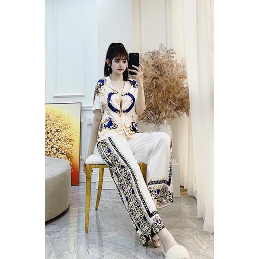 BỘ PYJAMA HOẠ TIẾT CLC 013 CAO CẤP