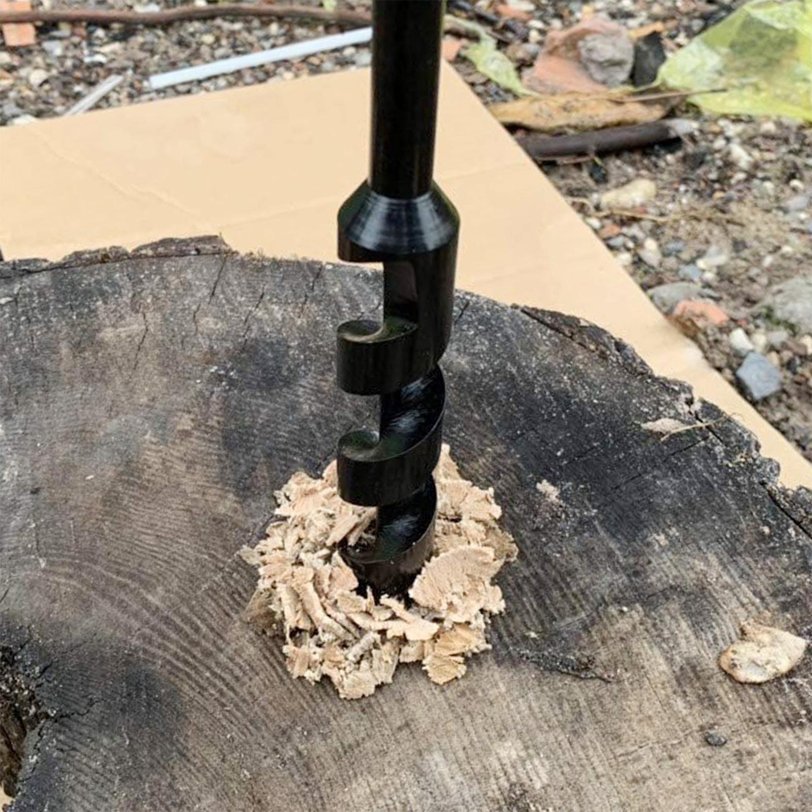 Garden Bits Hole Tool Shaft Drill Manual Drill Bit for Wood Drilling Backpacking