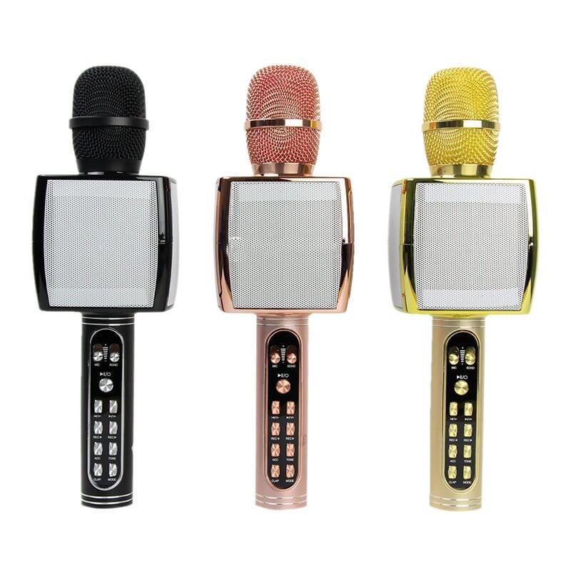 Micro karaoke 3 in 1 bluetooth G01 YS 91 kèm loa, thu âm, lọc tiếng ồn mua ngay nhận Voucher 50.000