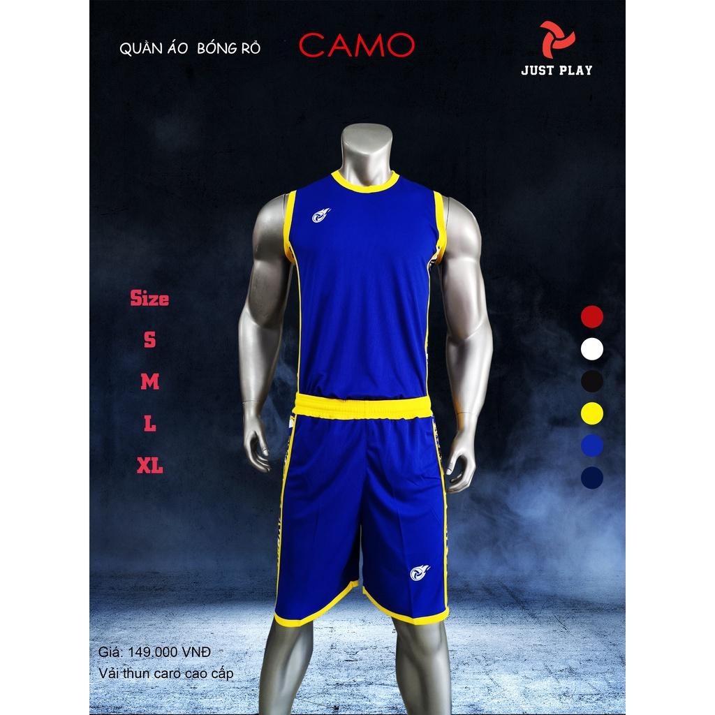 QUẦN ÁO BÓNG RỔ JUSTPLAY CAMO - Vải cực thoáng mát