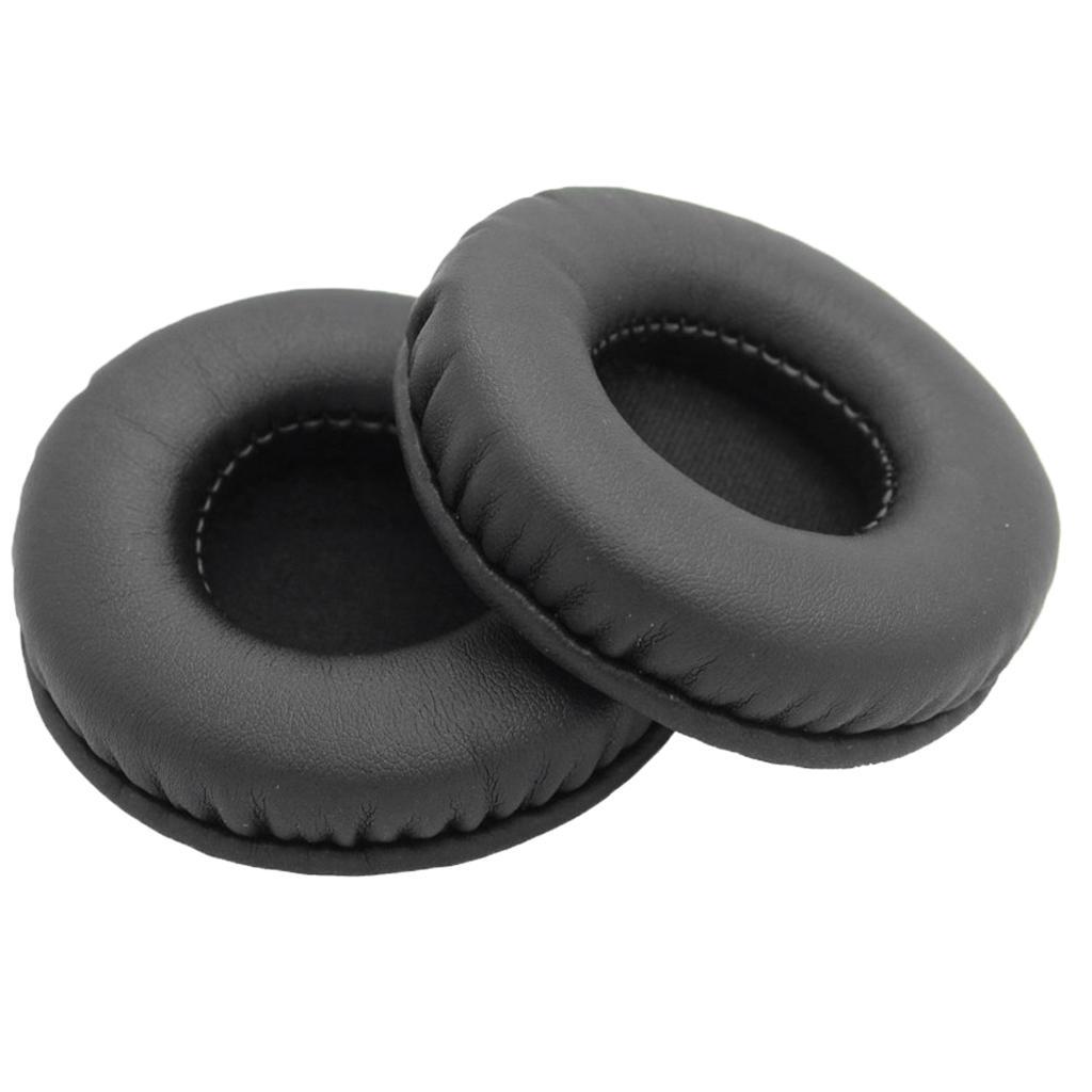 1 Pair Earpads Headphone Replacement Foam Pads for ATH-FC707 FC700 Black