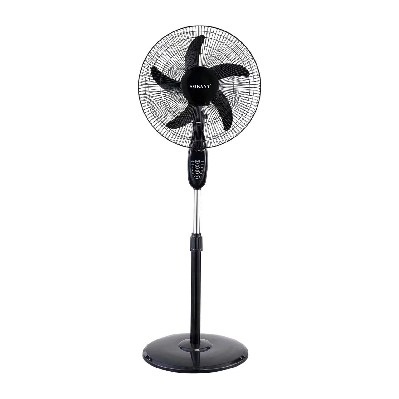 Quạt Cây Đứng SOKANY SK-19009 Có Điều Khiển Từ Xa, Thời Gian Hẹn Giờ Từ 2-8 tiếng, Động Cơ Bền Bỉ, Quạt Êm Ái - HÀNG CHÍNH HÃNG