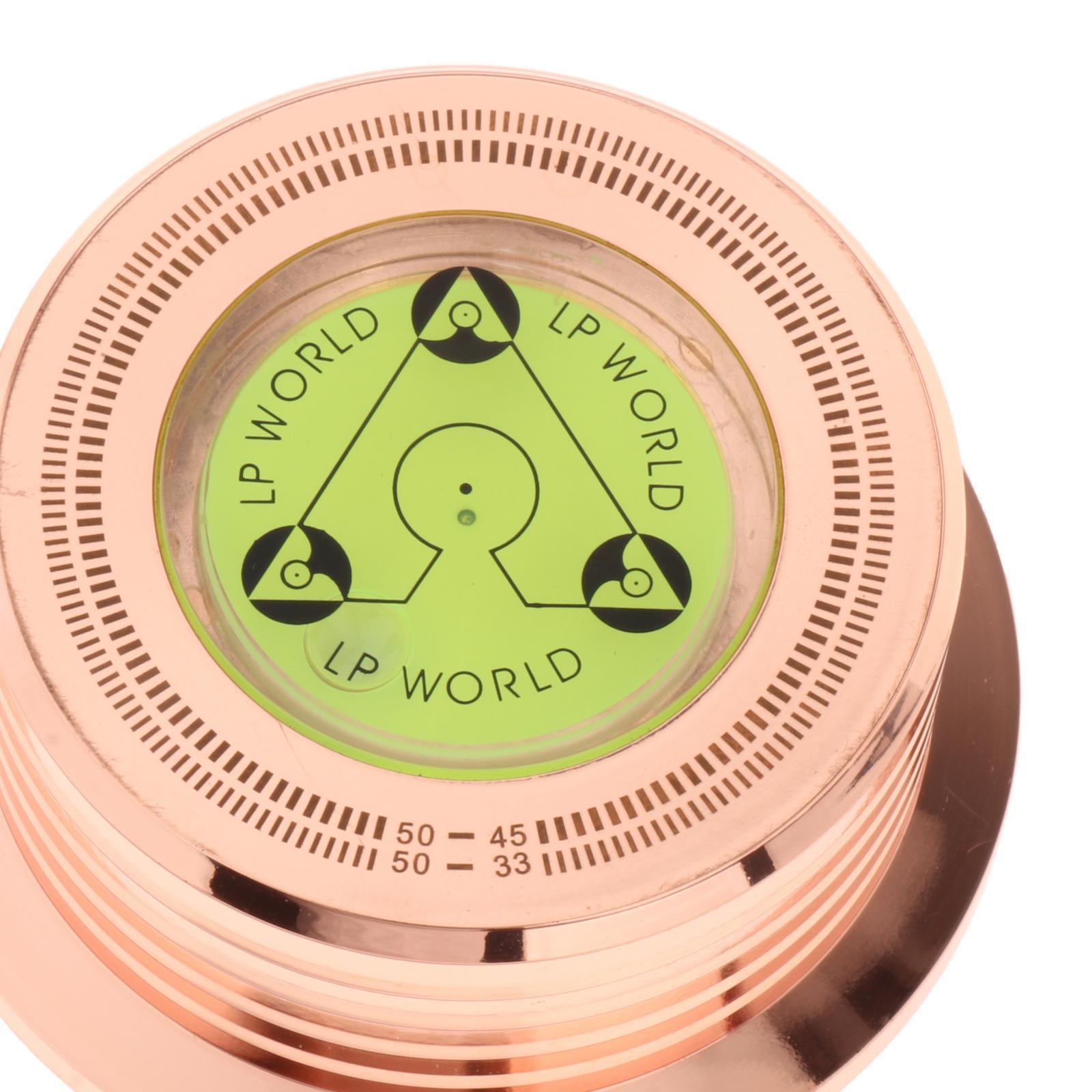 50Hz LP Disc Turntable Stabilizer Turntable Level For LP Record Black