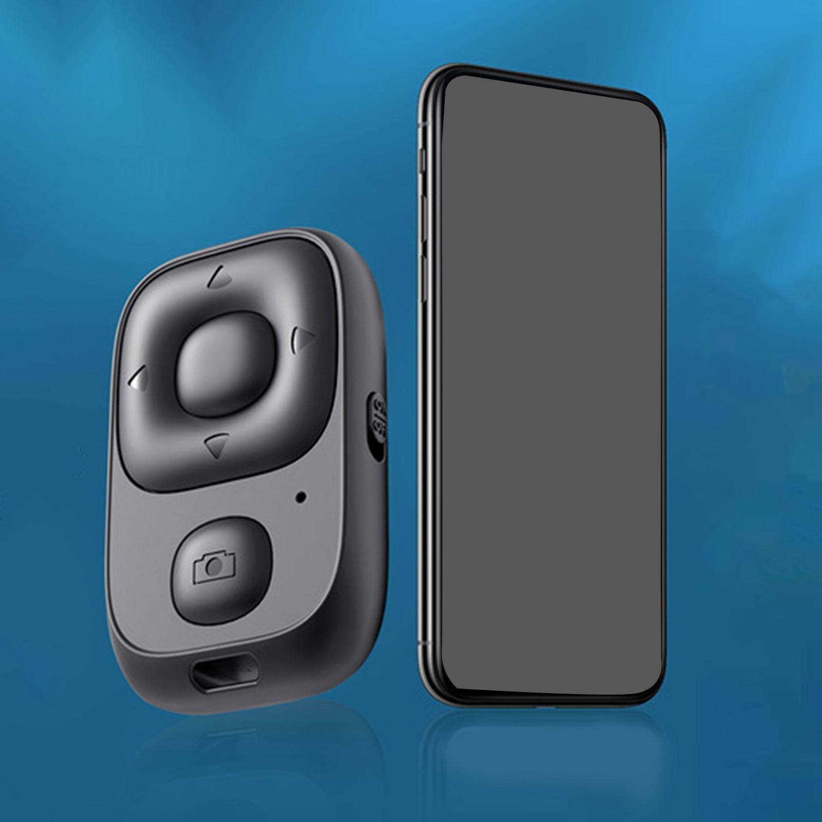 Bluetooth Camera Shutter Remote Selfie Button  Accessories Black