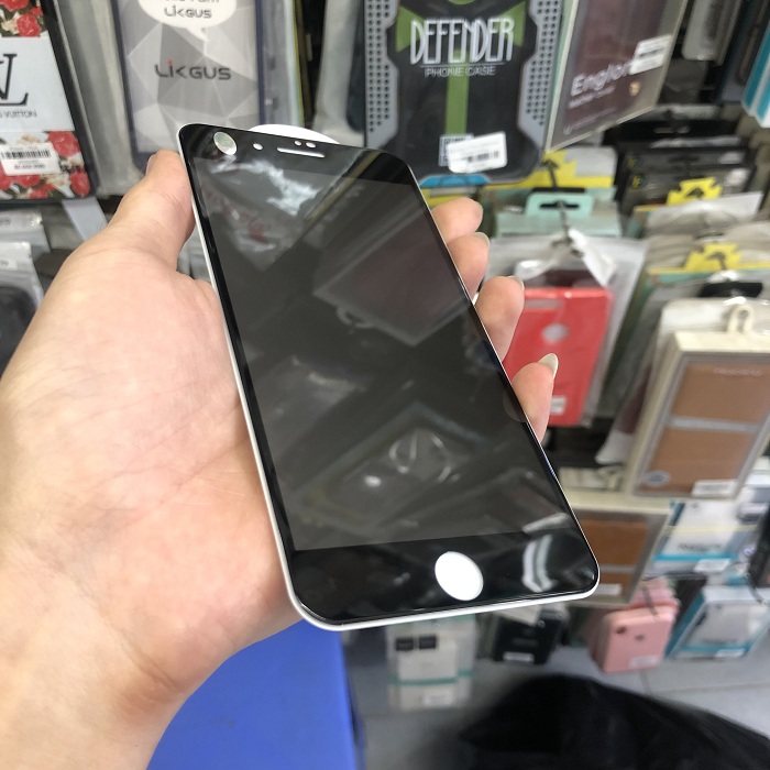Tấm dán cường lực full màn hình chống nhìn trộm dành cho iPhone 8 Plus