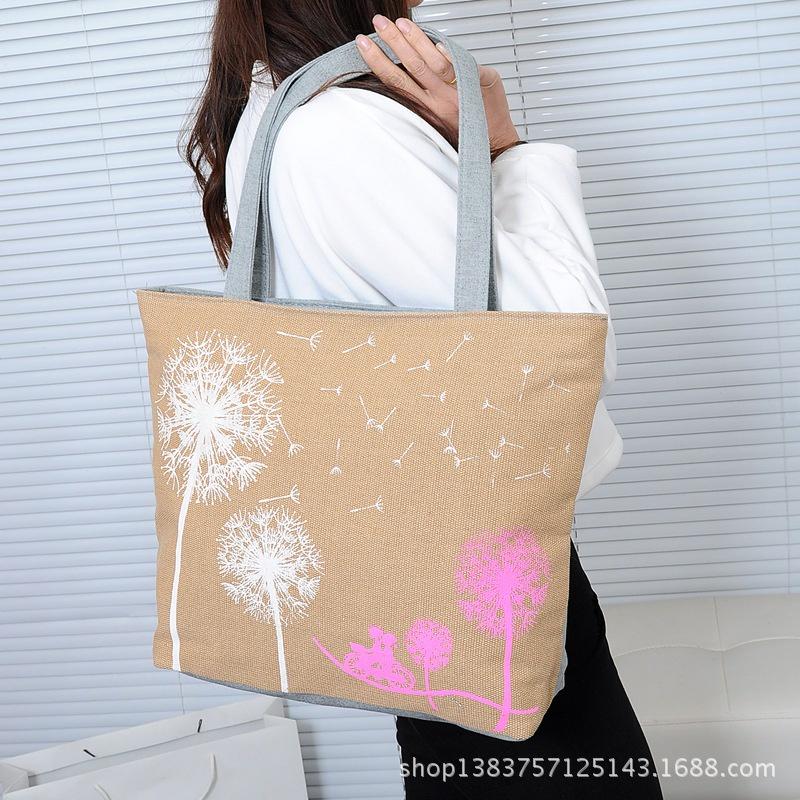 Túi vải tote nữ đeo chéo,kẹp nách Hot Trend ,vải canvas in hình thổ cẩm phù hợp đi học đi chơ, trẻ trung, năng động -TVN04