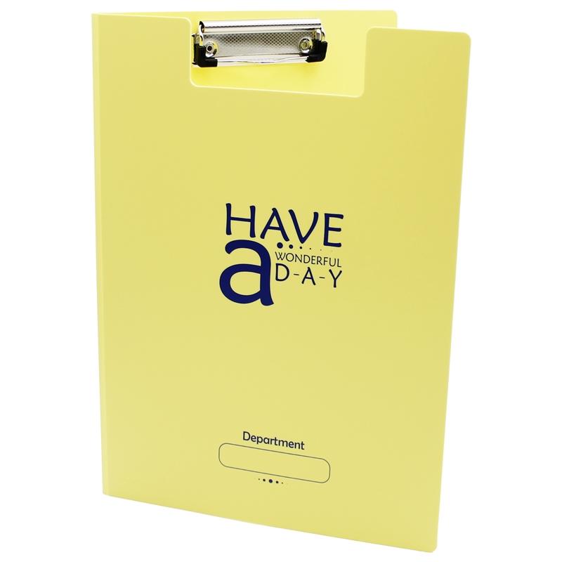 Bìa Trình Ký Đôi - Flexoffice FO-CB03 - Màu Vàng