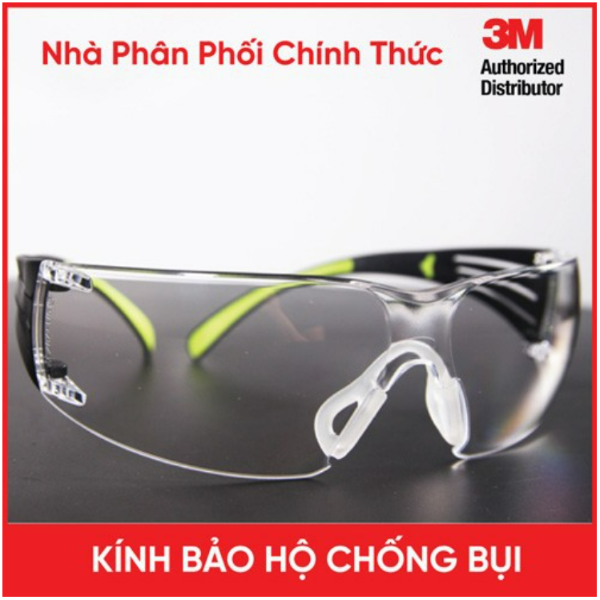 Kính bảo hộ lao động, kính chống bụi, chống đọng sương, chống trầy xước cao cấp 3M SF401AF - Xuất xứ Đài Loan