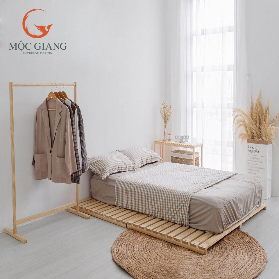 Giường Pallet Gỗ Thông - Giường Ngủ Pallet Cao Cấp Nội Thất Mộc Giang