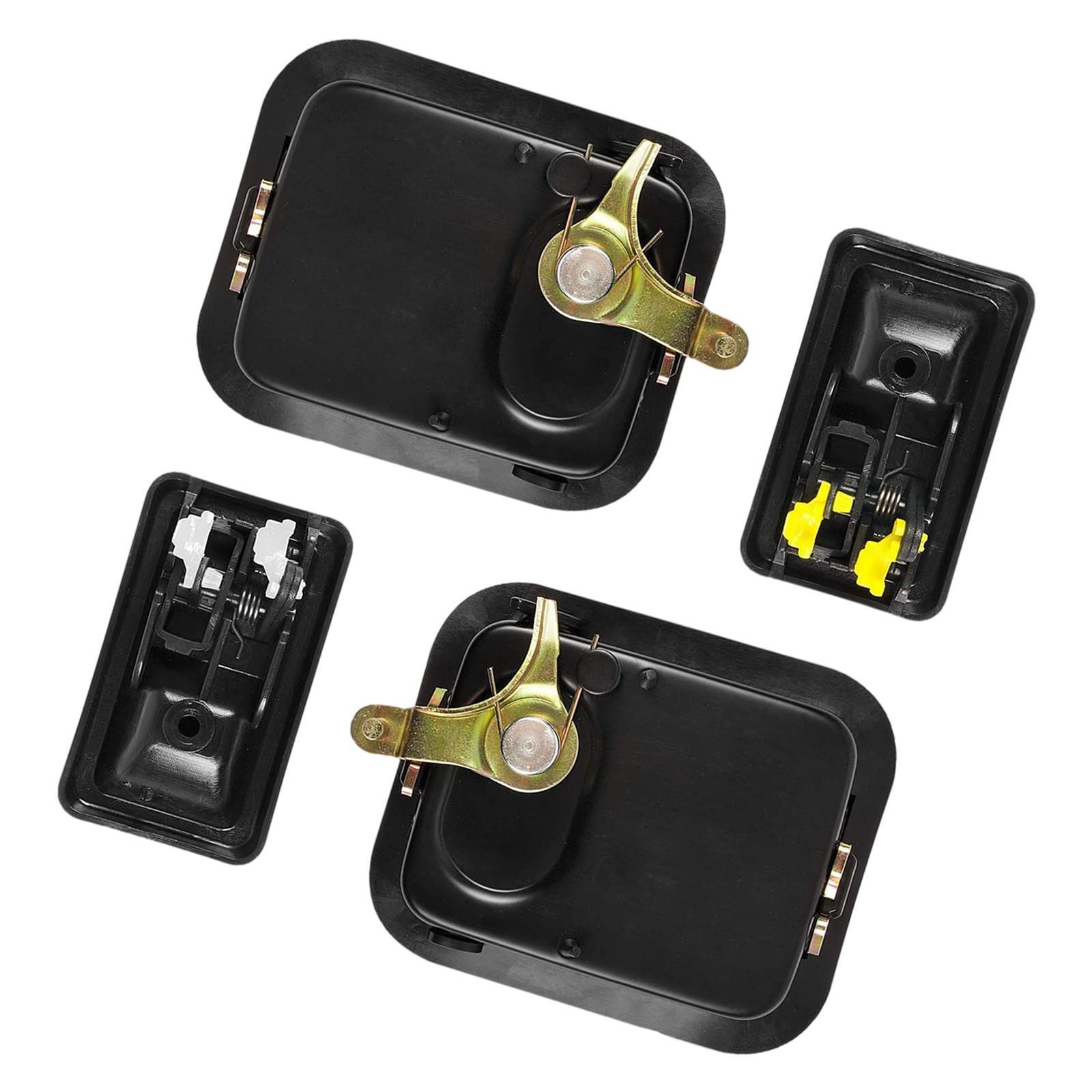 Door Handles Set Front  Durable Easy to Install for