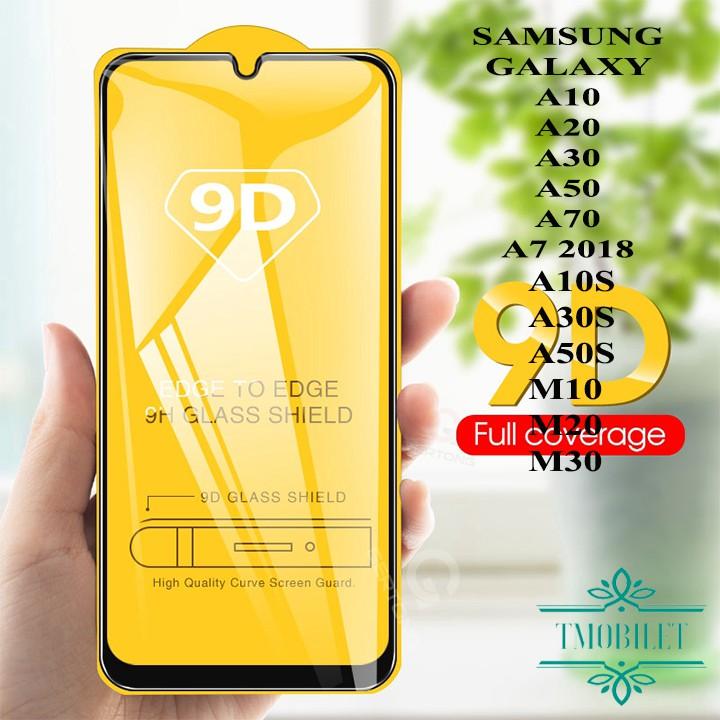 Kính Cường Lực Dành Cho Điện Thoại SAMSUNG 9D Full Màn Hình - Miếng Dán Màn Hình Điện Thoại Full Keo Loại 1