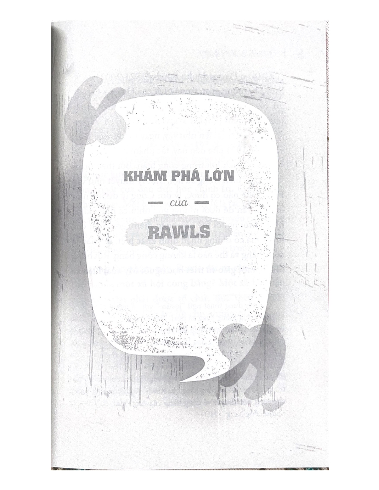 Những Nhà Tư Tưởng Lớn - Rawls In 60 Minuten - Rawls Trong 60 Phút – Vanlangbooks