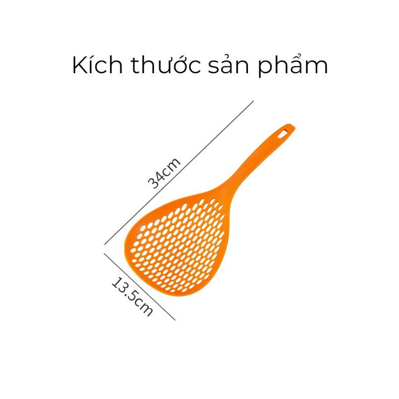 Muôi vớt mì, rau luộc, muôi lỗ ăn lẩu loại lớn, chịu nhiệt tốt Cicico M066.