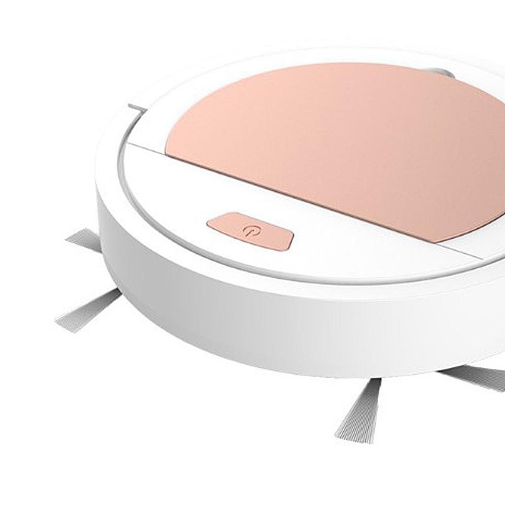 Robot Vacuum Cleaner 3.7V 3W Auto Sweeper for Hard Floors Carpets 1800Pa White