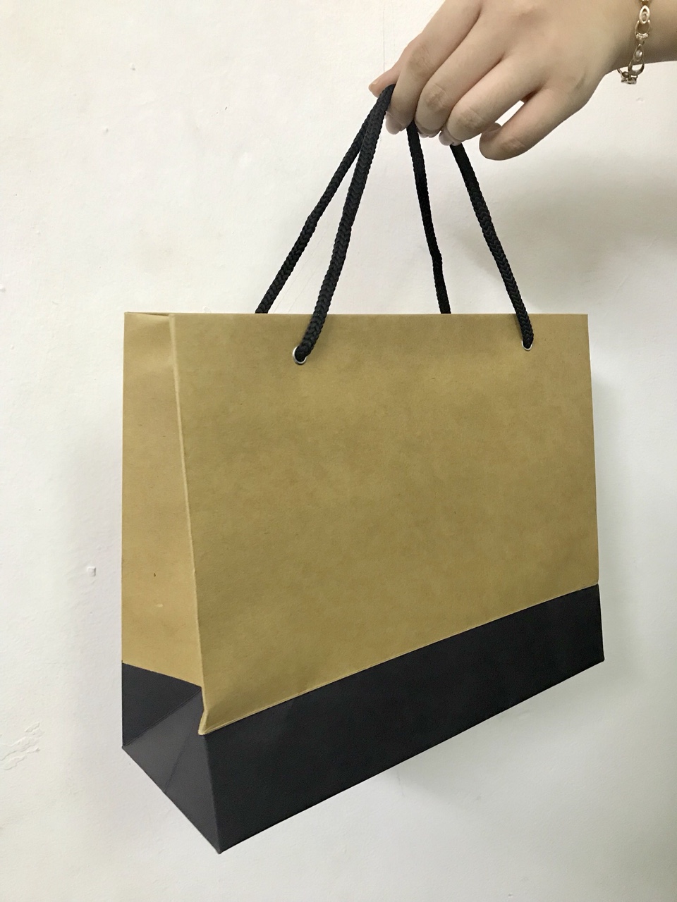 Combo 2 túi đựng quà, túi giấy Kraft cao cấp 22x28x10cm (390.T08)