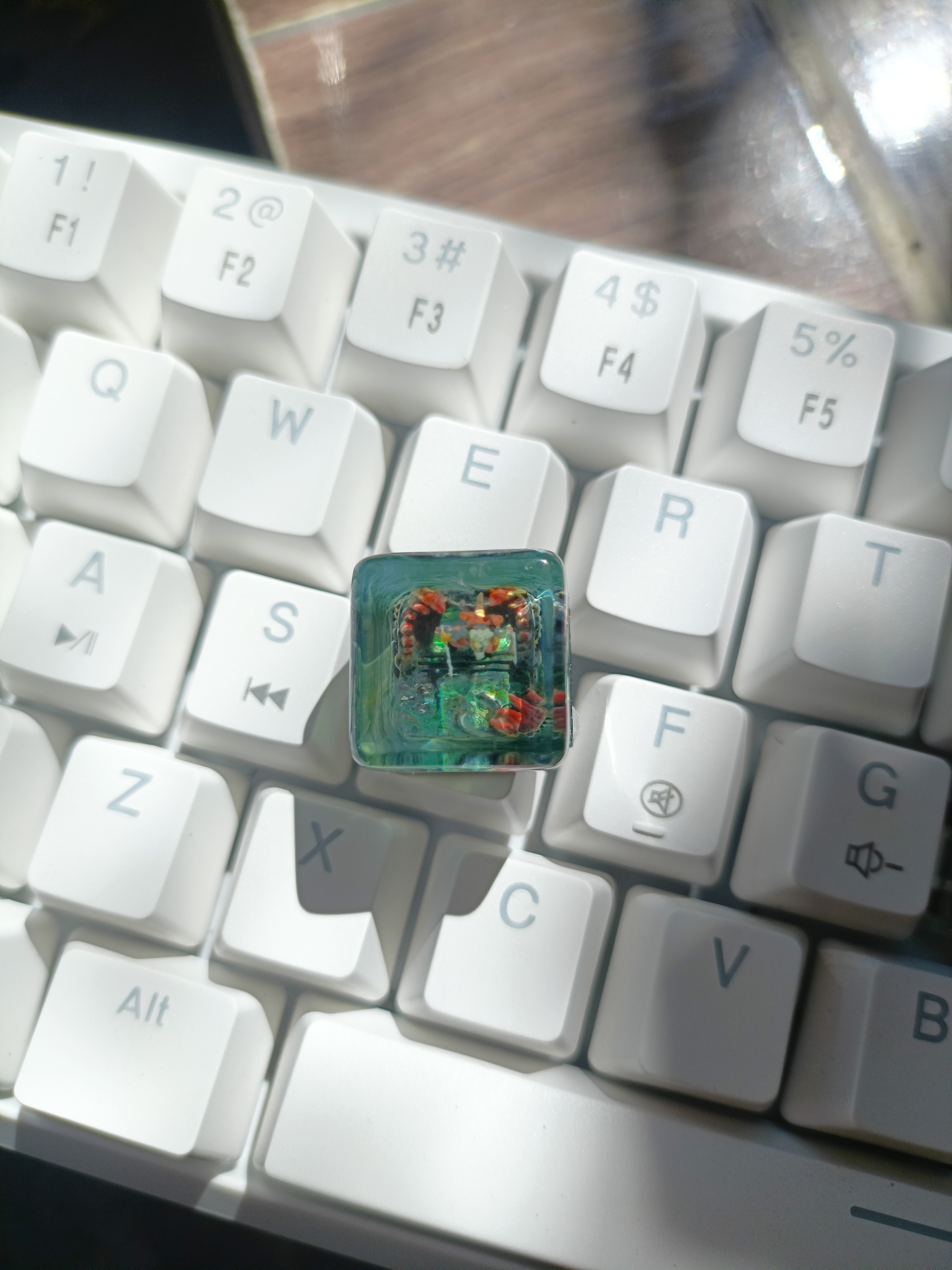 Keycap aristan pokemon marowak profile Cube trang trí bàn phím cơ