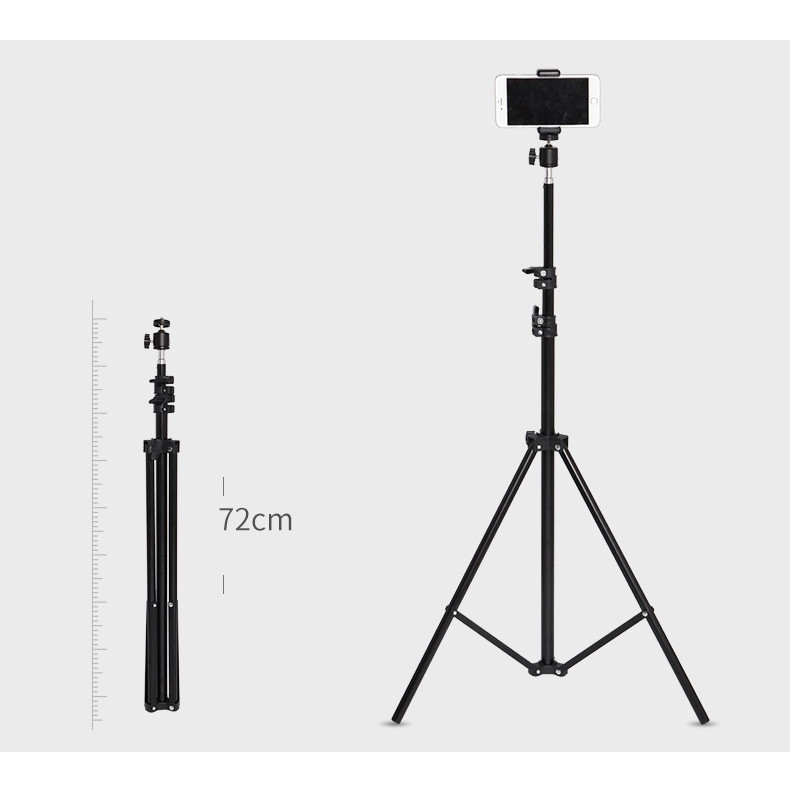 Bộ giá đỡ tripod 2.1m + đầu kẹp +adapter