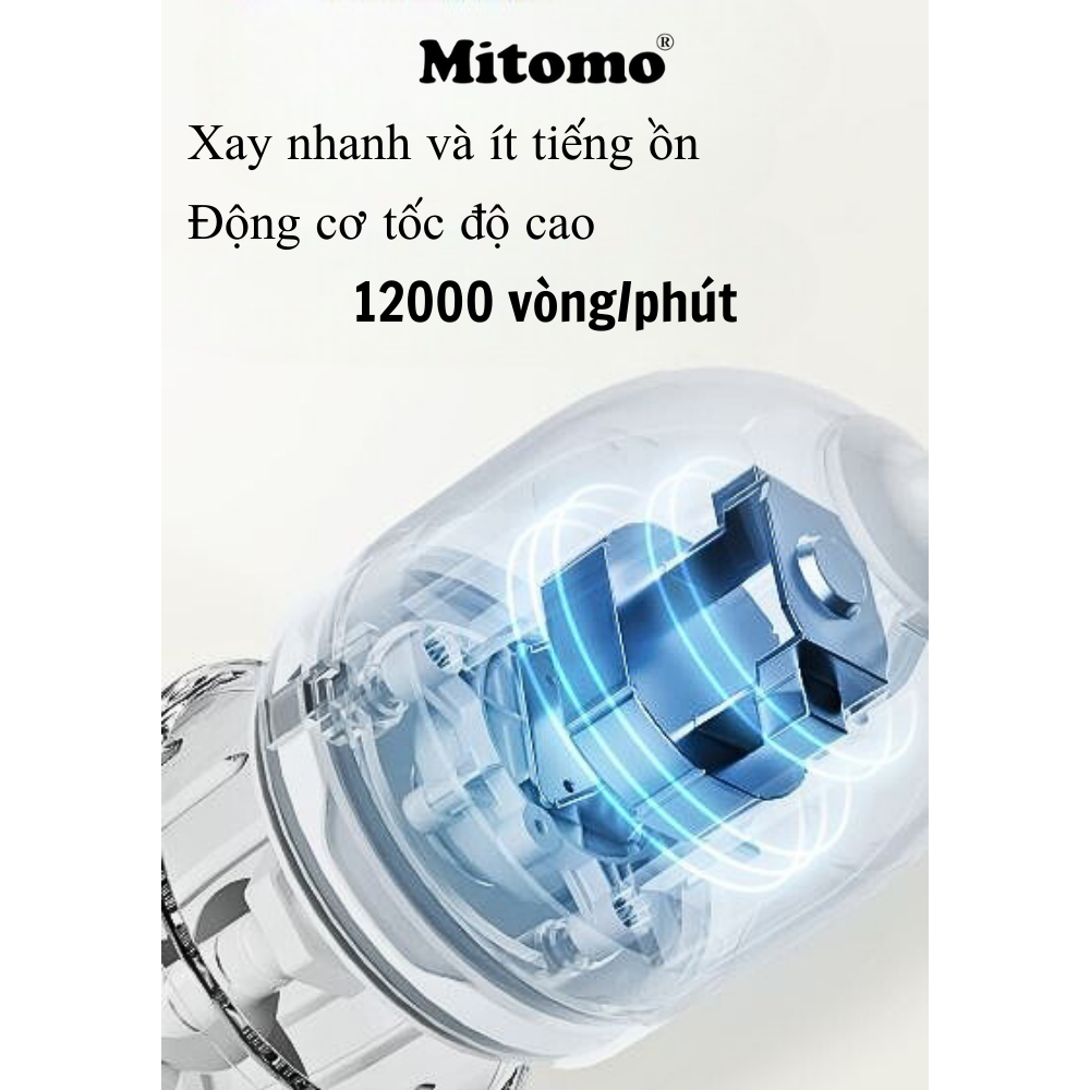 Máy xay ăn dặm cho bé, xay thịt đa năng Mitomo MT-350 - Hàng chính hãng