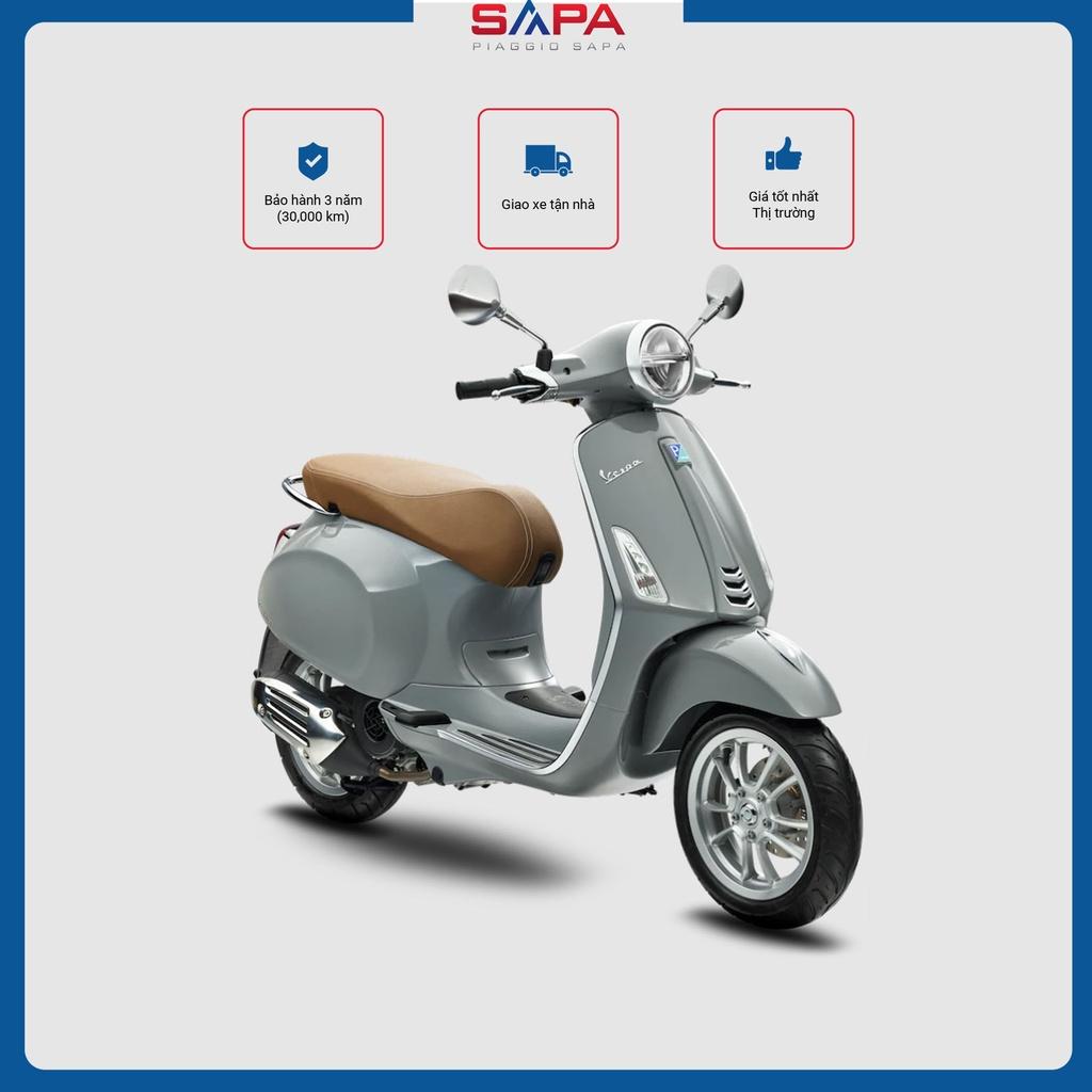 Xe Tay Ga Vespa Primavera 125 Màu Bạc Grey Materia