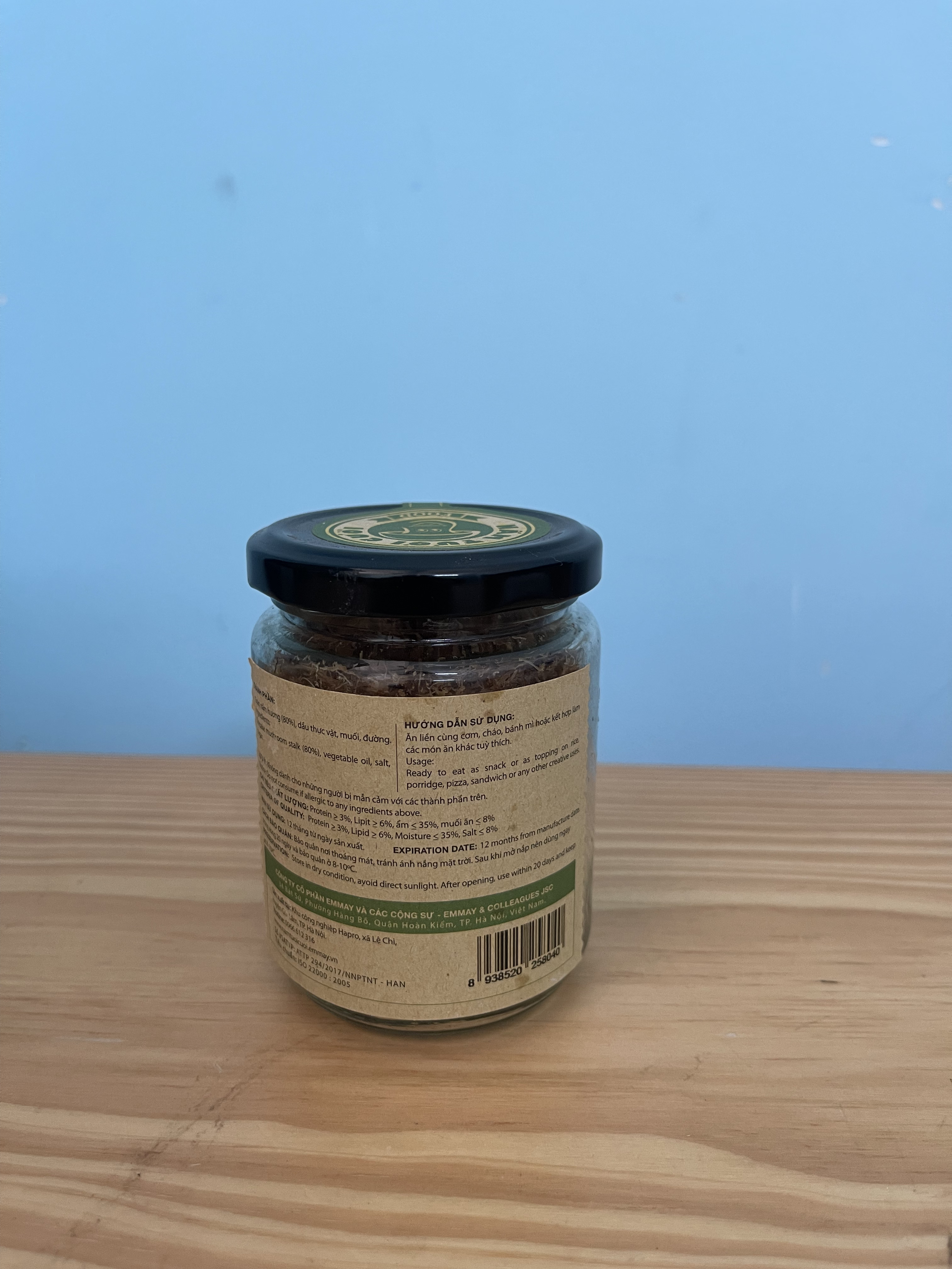 Chà Bông Nấm Chay Vị Truyền Thống 100g Nấm Tươi Cười