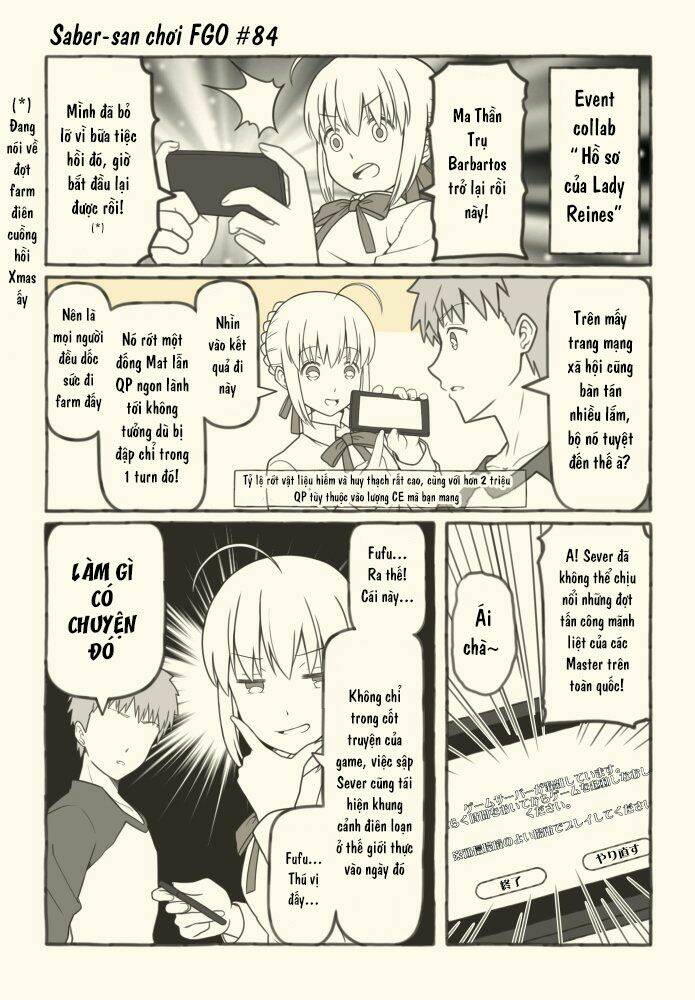 saber-san chơi fgo! chapter 51 42
