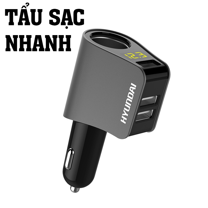 Tẩu sạc ô tô sạc nhanh điện thoại di động - D1621