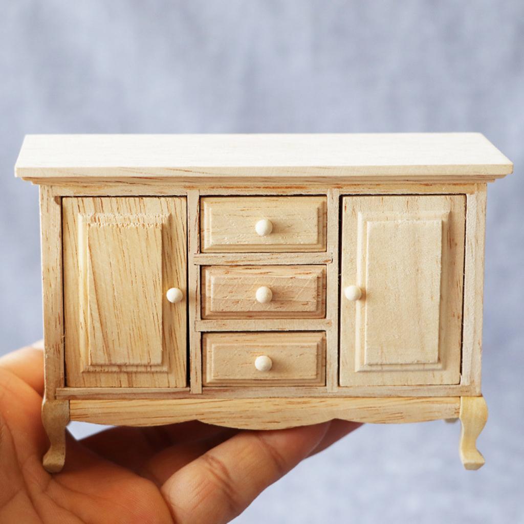 1:12 Dollhouse Cabinet Dollhouse Accessories Dollhouse Living Room Decor