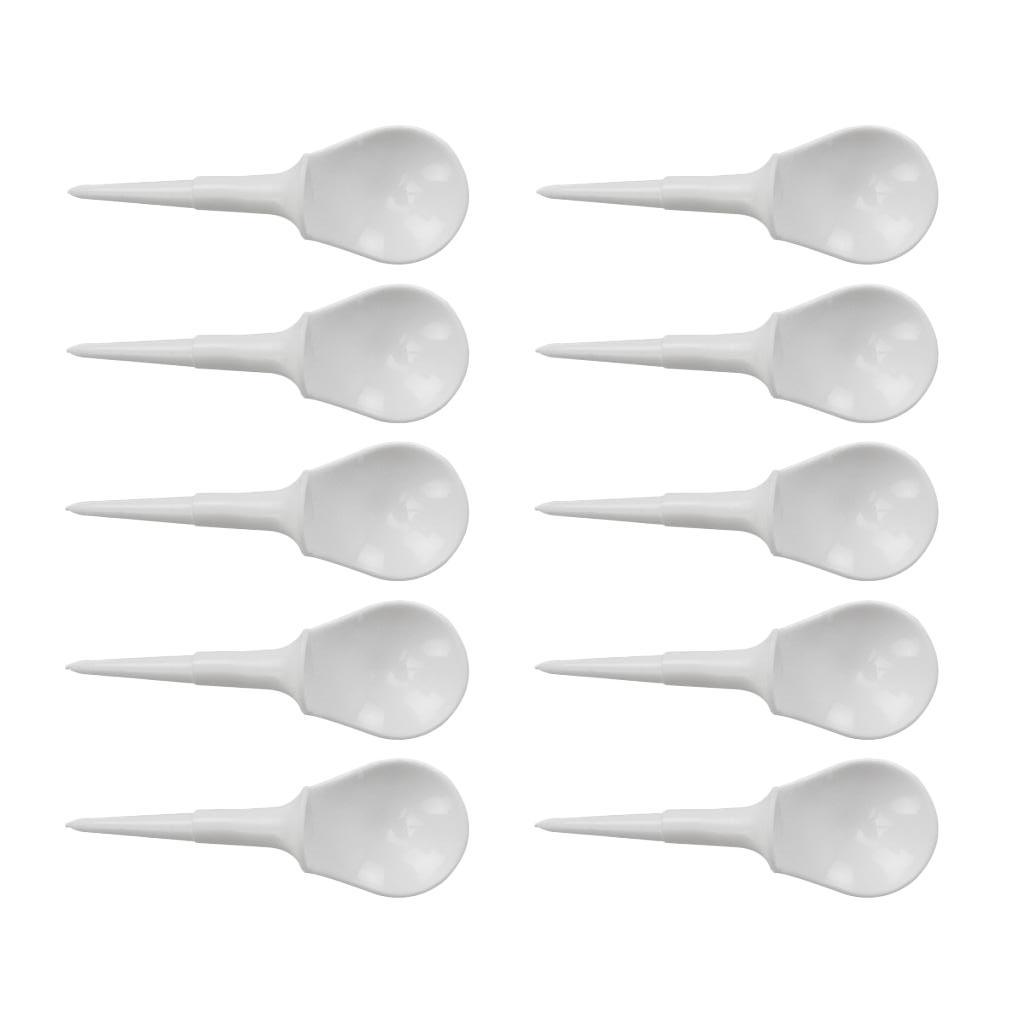 10 Unbreakable 3.27in Golf Tee Ball Nails Position Marker White