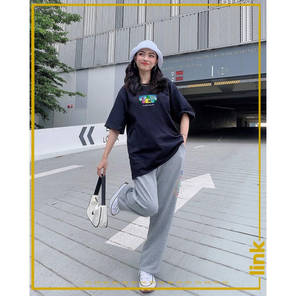 Áo LIE AMONG US tay lỡ dáng rộng unisex