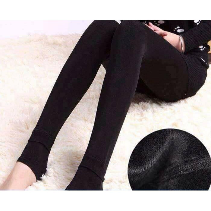 Quần legging lót lông QUẢNG CHÂU siêu mềm, siêu ấm