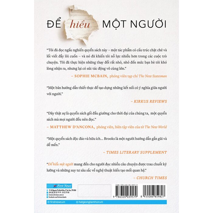 Để Hiểu Một Người - David Brooks