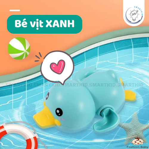 Combo 2 Vịt bơi trong bồn nước 2 màu - Đồ chơi thả bồn tắm cho bé