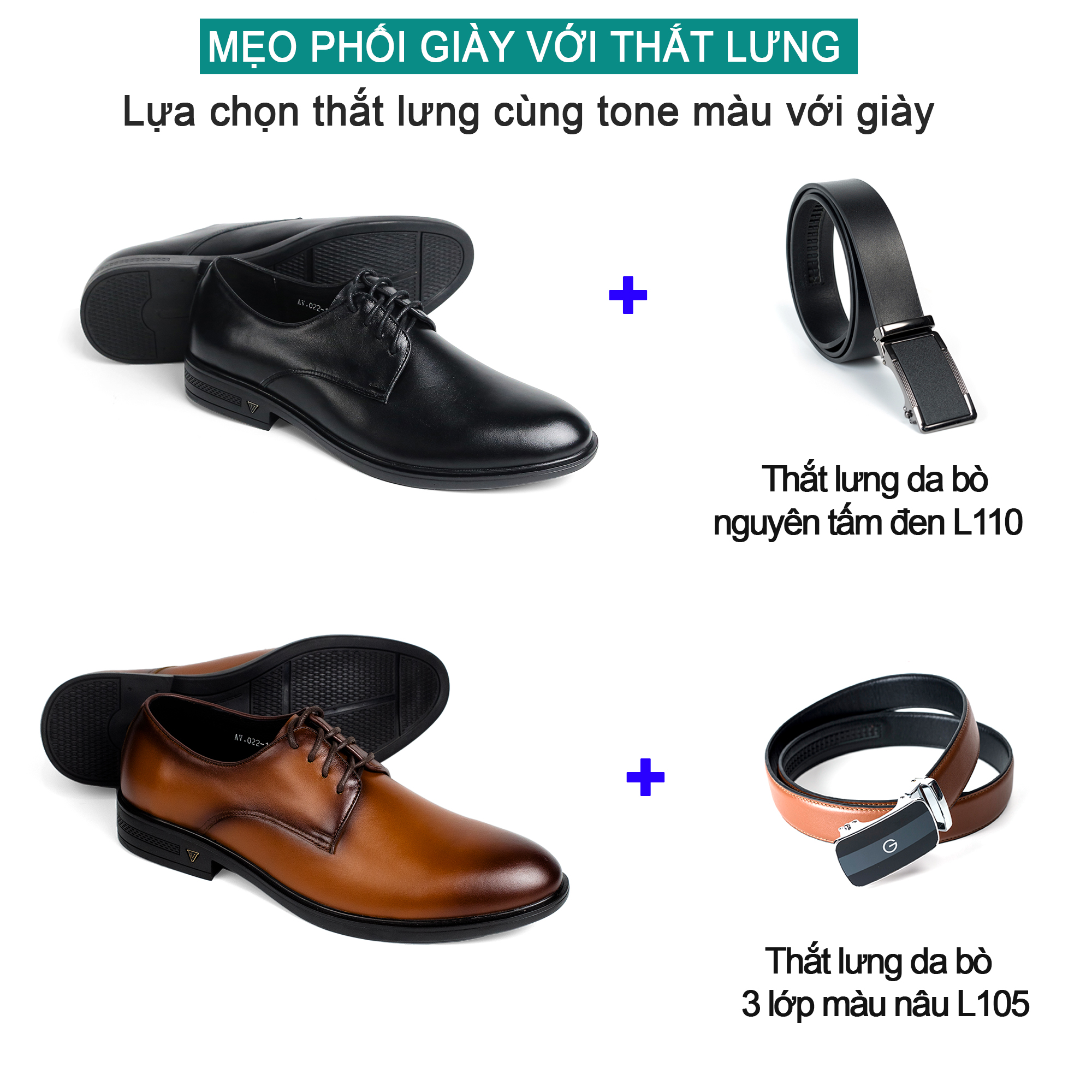 Giày nam Derby công sở da bò nappa cao cấp G113- Bụi leather- hộp sang trọng - Bảo hành 12 tháng