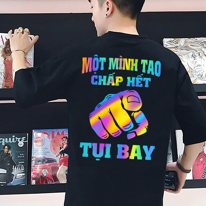 Áo Thun Nam Nữ Phản Quang Bảy Màu Nhiều Mẫu, Cá Tính, Giá Rẻ, Hình In To Đep Tỏa Sáng Thu Hút Ánh Nhìn giá rẻ