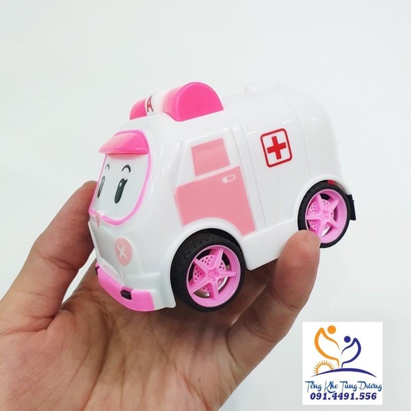 Bộ 4 xe ROBOCAR POLI chạy đà (không biến hình)