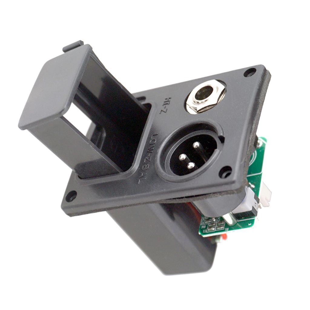 2X 9V Bass Guitar Equalizer Box Case Holder for Guitar Bass Pickup