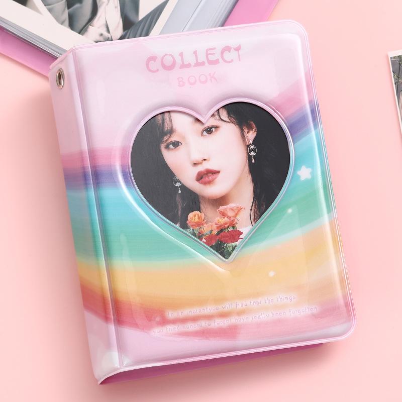 Đặc biệt Hàn Quốc ins3 inch bưu thiếp Polaroid album ảnh ngôi sao thần tượng album thẻ nhỏ lưu trữ cuốn sách theo đuổi ngôi sao cô gái