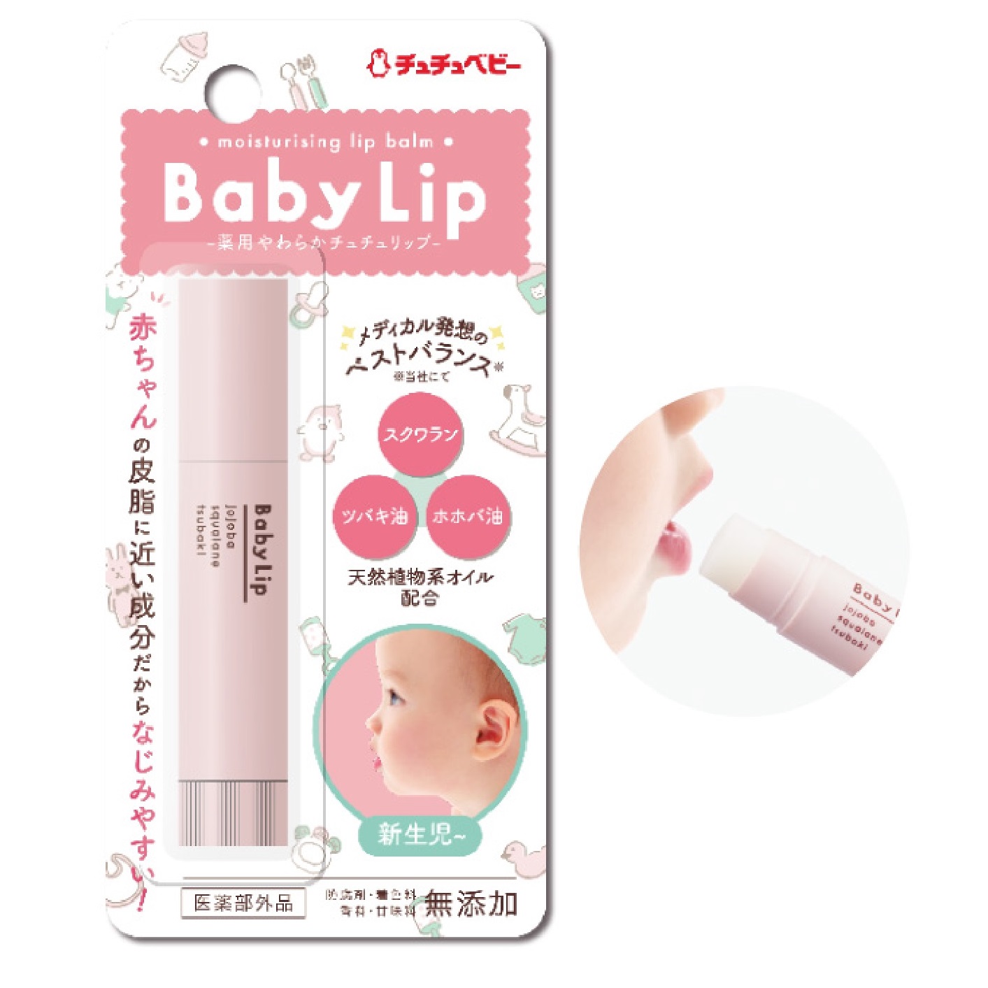 Son dưỡng mềm môi trẻ em Chuchu baby