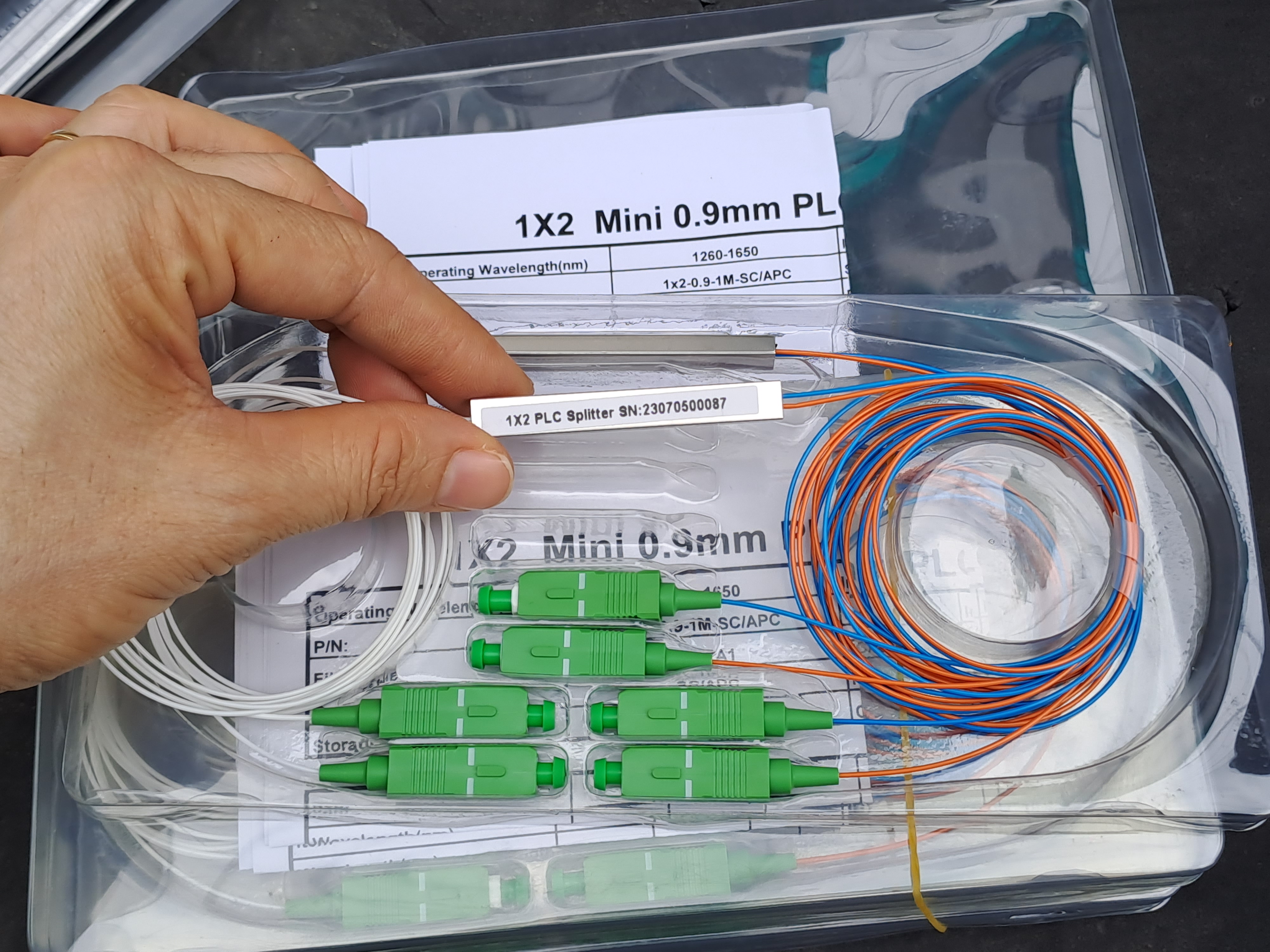 Bộ chia quang 1x2 SC/APC