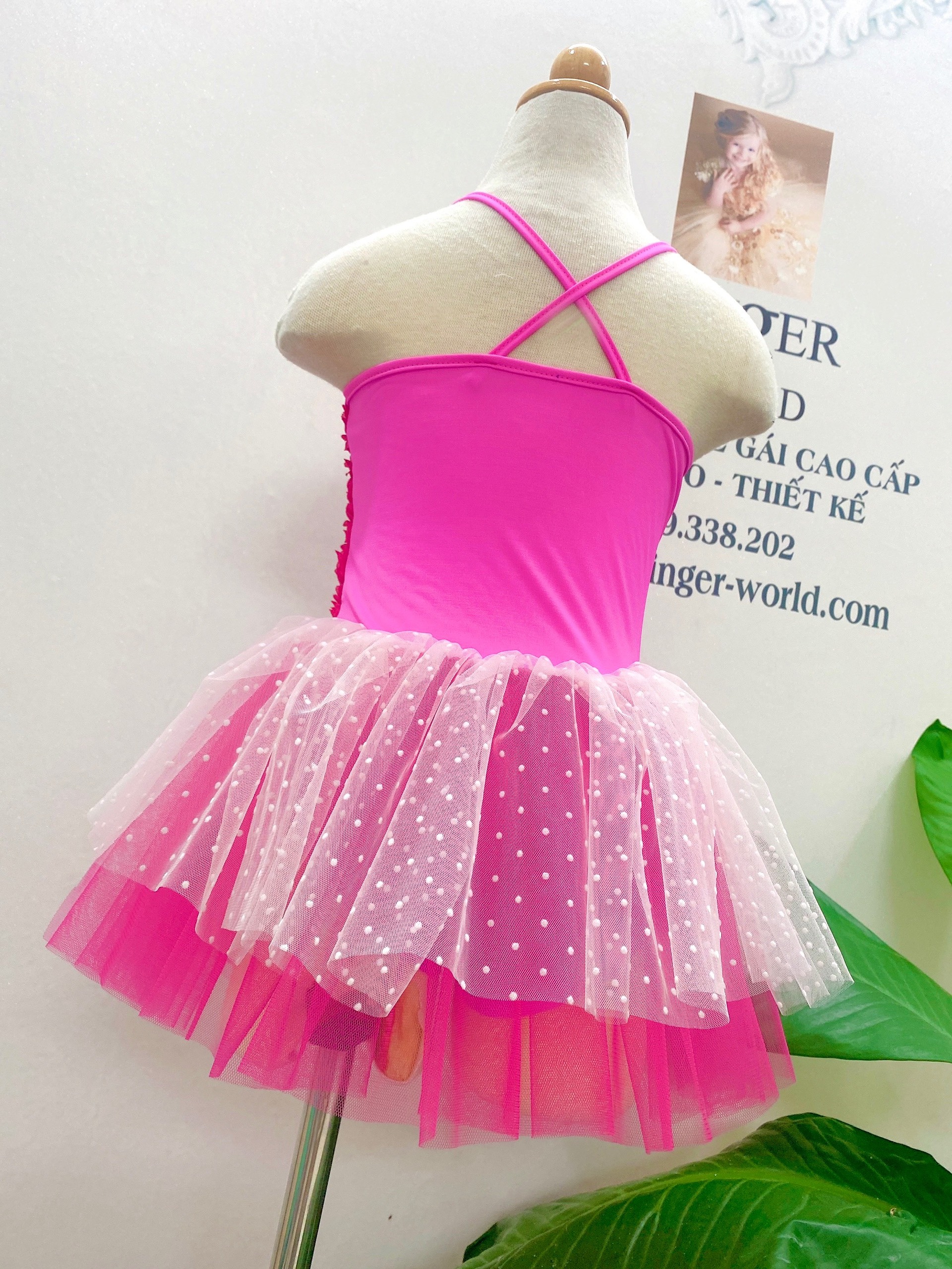 ĐẦM MÚA BALLET CHO BÉ PD388 GINGER WORLD