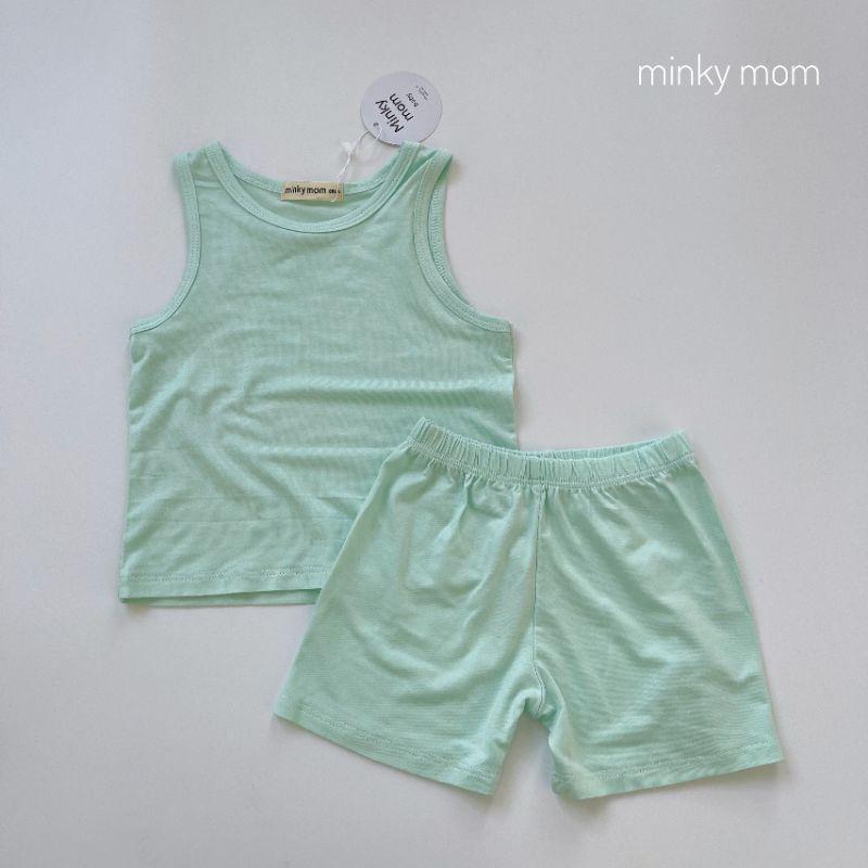 Bộ Ba lỗ thun lạnh SIZE ĐẠI TỪ 20-35KG MINKY MOM cho bé trai bé gái