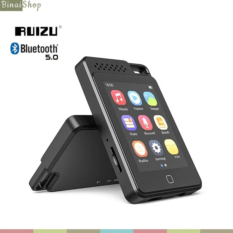 Ruizu C1 - Máy Nghe Nhạc Hifi Di Động Có Loa Ngoài, Kết Nối Bluetooth 5.0, Kiểu Dáng Thể Thao(32Gb) - hàng chính hãng